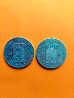 2 Rijksdaalders 1843/1844., Postzegels en Munten, Munten | Nederland, Ophalen of Verzenden, Koning Willem II, 2½ gulden