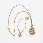 Gouden swarovski ketting met bedels in nieuwstaat!, Sieraden, Tassen en Uiterlijk, Met strass, Ophalen of Verzenden, Zo goed als nieuw