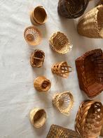 Verzameling miniatuur rieten mandjes, Ophalen of Verzenden