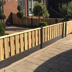 ZOMERACTIE!! Lage hout-beton schutting €110,- per meter, Tuin en Terras, Ophalen, Nieuw
