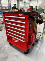 Milwaukee Gereedschapswagen met Gereedschap, Ophalen, Gebruikt, Gevuld, Milwaukee