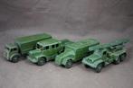 4 Dinky toys militaire vrachtwagens - TOP vintage, Ophalen of Verzenden