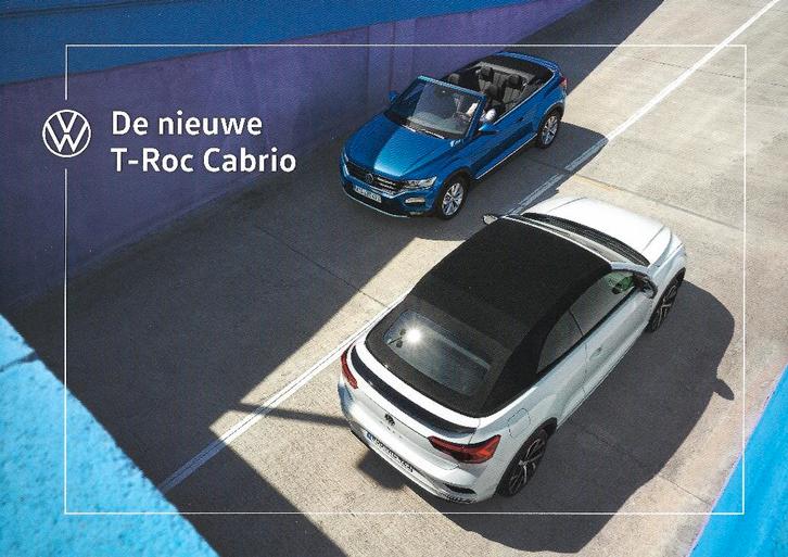 Volkswagen T-roc cabrio folder, Boeken, Auto's | Folders en Tijdschriften, Zo goed als nieuw, Volkswagen, Ophalen of Verzenden