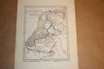 Antieke kaart - Republiek Ver. Nederlanden in 1720 - Witkamp, Gelezen, Ophalen of Verzenden, Landkaart, 1800 tot 2000