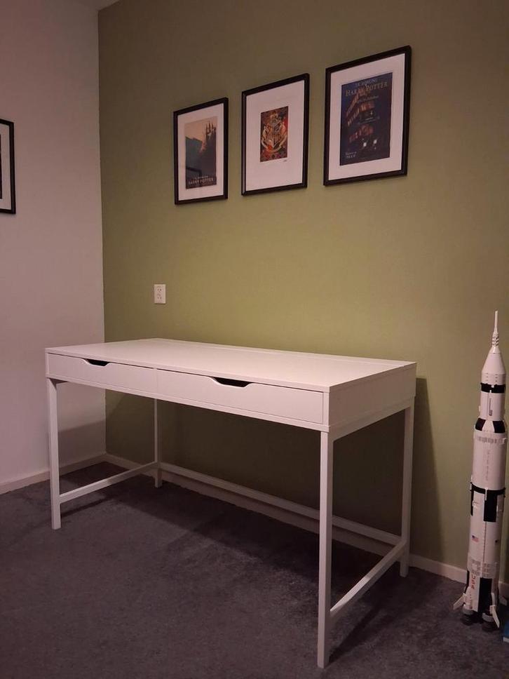 Bureau wit (IKEA - Alex), Huis en Inrichting, Bureaus, Ophalen