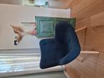 Blauwe made fauteuil / stoel, Huis en Inrichting, Fauteuils, 75 tot 100 cm, Ophalen of Verzenden, Zo goed als nieuw, 75 tot 100 cm