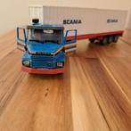SCANIA 142 TORPEDO & 3 AS TR + WITTE SCANIA CONTAINERS NST., Verzenden, Zo goed als nieuw, Bus of Vrachtwagen, Tekno