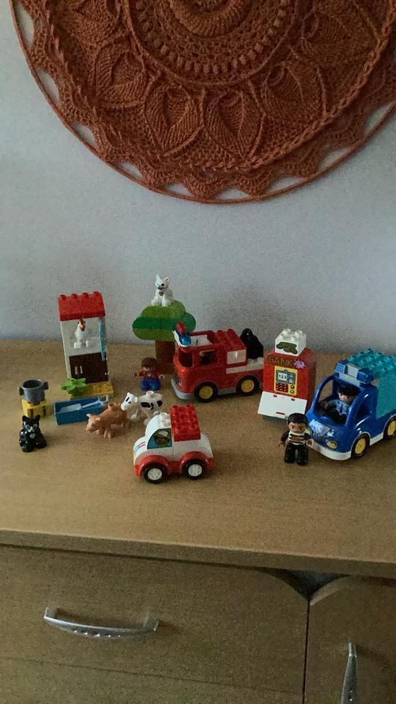 Leuke Duplo Set met Voertuigen, Kinderen en Baby's, Speelgoed | Duplo en Lego, Zo goed als nieuw, Duplo, Complete set, Ophalen of Verzenden