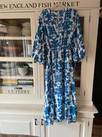 Kaftanjurk L bohemian blogger dress Ibiza wit blauw H&M, H&M, Wit, Maat 42/44 (L), Ophalen of Verzenden