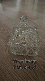 Kristallen suikerschaaltje, Antiek en Kunst, Ophalen