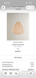 Nieuwe Zara Home linnen lamp in verpakking, Ophalen, Nieuw