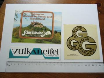 sticker oud Vulkaneifel oetztal obergurgl oostenrijk retro beschikbaar voor biedingen