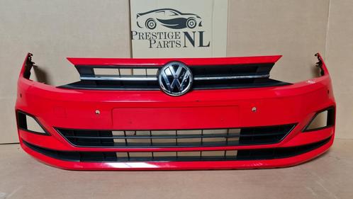Voorbumper Volkswagen Polo 2G AW 4xPDC LP3G Origineel Bumper, Auto-onderdelen, Carrosserie en Plaatwerk, Bumper, Voor, Gebruikt