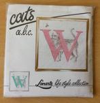 Cats / Katten ABC - Letter W Pakketje - Lanarte, Hobby en Vrije tijd, Borduren en Borduurmachines, Nieuw, Ophalen of Verzenden