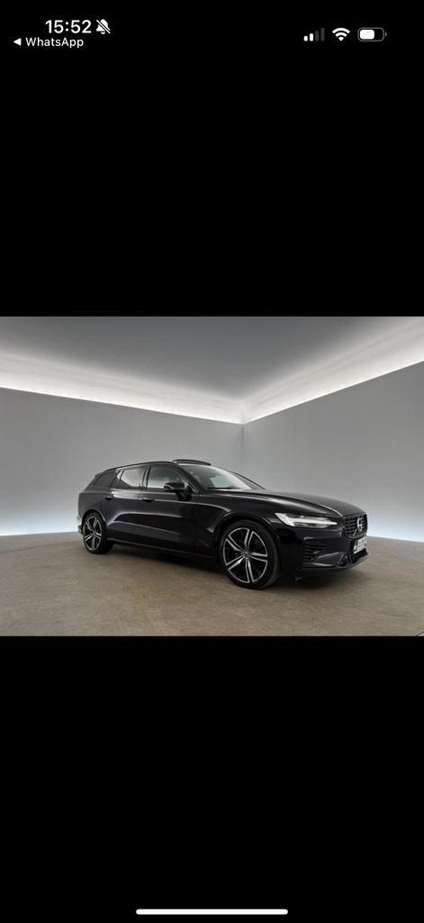 Volvo V60 T8 Twin Engine 390pk AWD Geartronic 2020 Zwart, Auto's, Volvo, Particulier, V60, 360° camera, 4x4, ABS, Achteruitrijcamera