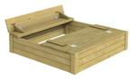 Houten Zandbak Tommy Deluxe XL 150x120, Ophalen of Verzenden, Nieuw