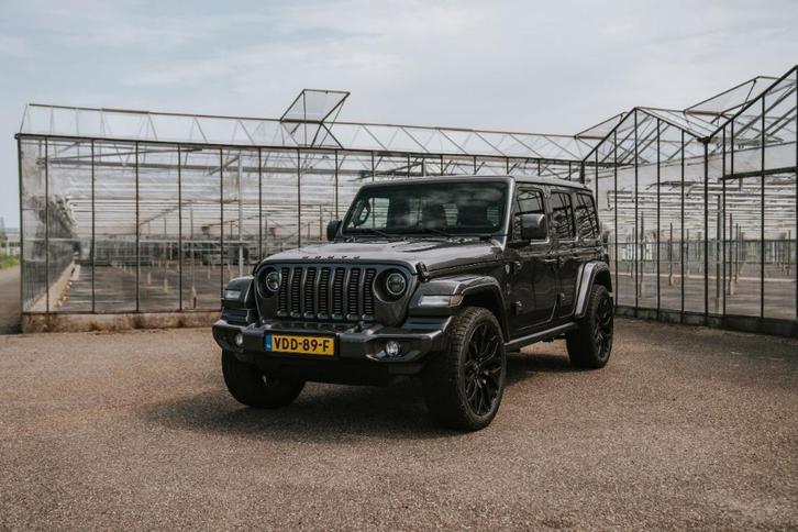 Jeep Wrangler BRUTE 2.0T Sahara | CAMERA | TREKHAAK | NAP, Auto's, Bestelauto's, Bedrijf, 4x4, ABS, Achteruitrijcamera, Airbags