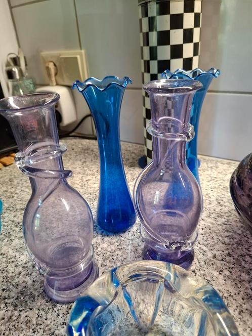 Mooie oude vazen nog puntgaaf, Antiek en Kunst, Antiek | Glas en Kristal, Ophalen of Verzenden