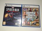 GTA 5 en spider man miles morales, Spelcomputers en Games, Games | Sony PlayStation 5, Ophalen of Verzenden, Nieuw