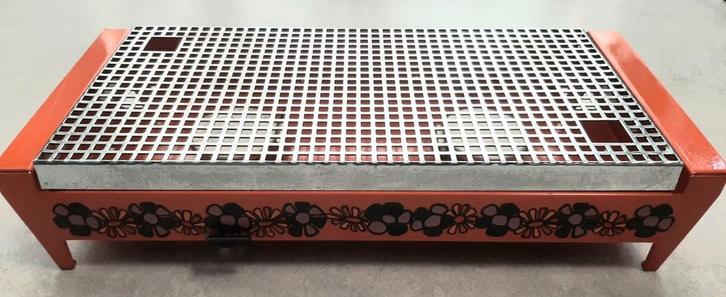 Oranje retro schotelwarmer in nette staat, Huis en Inrichting, Keuken | Keukenbenodigdheden, Zo goed als nieuw, Ophalen of Verzenden