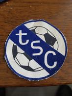 TSC  voetbal  embleem  60- 70 jaren., Verzamelen, Speldjes, Pins en Buttons, Ophalen, Zo goed als nieuw, Overige onderwerpen