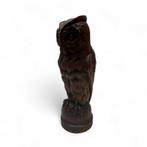 Een uit eikenhout gestoken sculptuur van een ransuil, Ophalen of Verzenden
