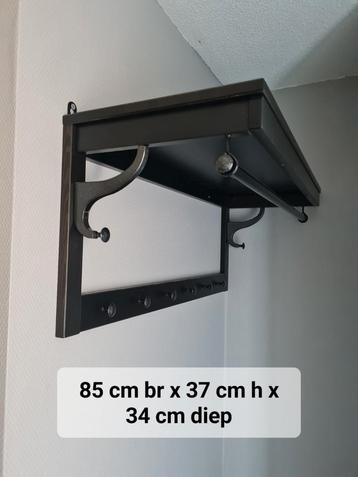 Kapstok Hemnes met bovenblad * 85x37x34 cm beschikbaar voor biedingen
