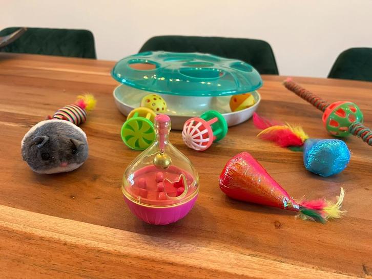 Interactief Kattenspeelgoed & Diverse speeltjes, Dieren en Toebehoren, Kattenspeelgoed, Gebruikt, Overig speelgoed, Ophalen of Verzenden