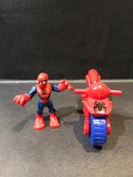 Spider man met motor, Kinderen en Baby's, Speelgoed | Actiefiguren, Verzenden, Zo goed als nieuw