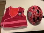 Kinderfietsvest en helm, Ophalen of Verzenden, Gebruikt, Overige maten, Jongen of Meisje