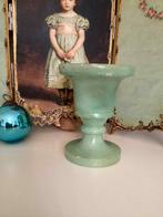 Oud stenen vaasje onyxmarmer of alblas steen, Ophalen of Verzenden