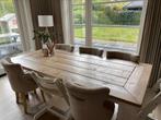 Eettafel van steigerhout, Huis en Inrichting, Tafels | Eettafels, 200 cm of meer, 50 tot 100 cm, Riviera Maison / Landelijk, Gebruikt