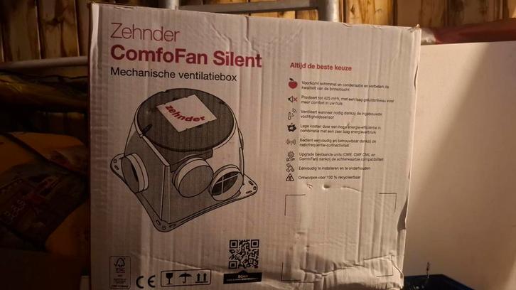 Zehnder ComfoFan Silent - prod datum: 7-3-23 zgan, Doe-het-zelf en Verbouw, Ventilatie en Afzuiging, Zo goed als nieuw, Ventilator