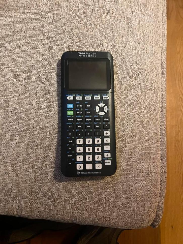 TI-84 Plus CE-T Python Edition grafische rekenmachine, Diversen, Rekenmachines, Gebruikt, Grafische rekenmachine, Ophalen of Verzenden