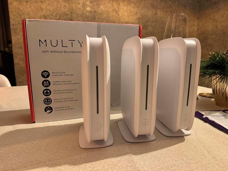 Zyxel Multy M1 Mesh - WiFi voor het hele huis, Computers en Software, Routers en Modems, Zo goed als nieuw, Ophalen of Verzenden