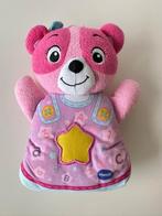 Knuffel baby bedtijd beertje, beer roze / Vtech baby, Ophalen of Verzenden, Zo goed als nieuw, 6 maanden tot 2 jaar