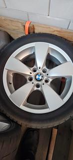 Bmw e60 E61 orginele velgen style 138 met winterbanden M&S, Auto-onderdelen, Banden en Velgen, Gebruikt, Velg(en), 17 inch, Personenwagen