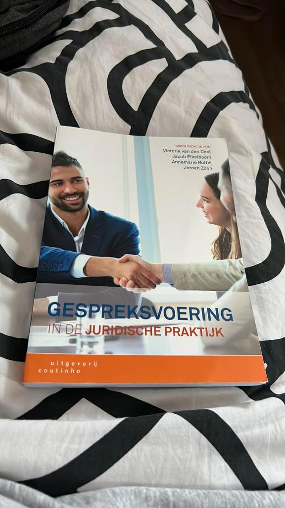 Gespreksvoering in de juridische praktijk, Boeken, Studieboeken en Cursussen, Zo goed als nieuw, Ophalen of Verzenden