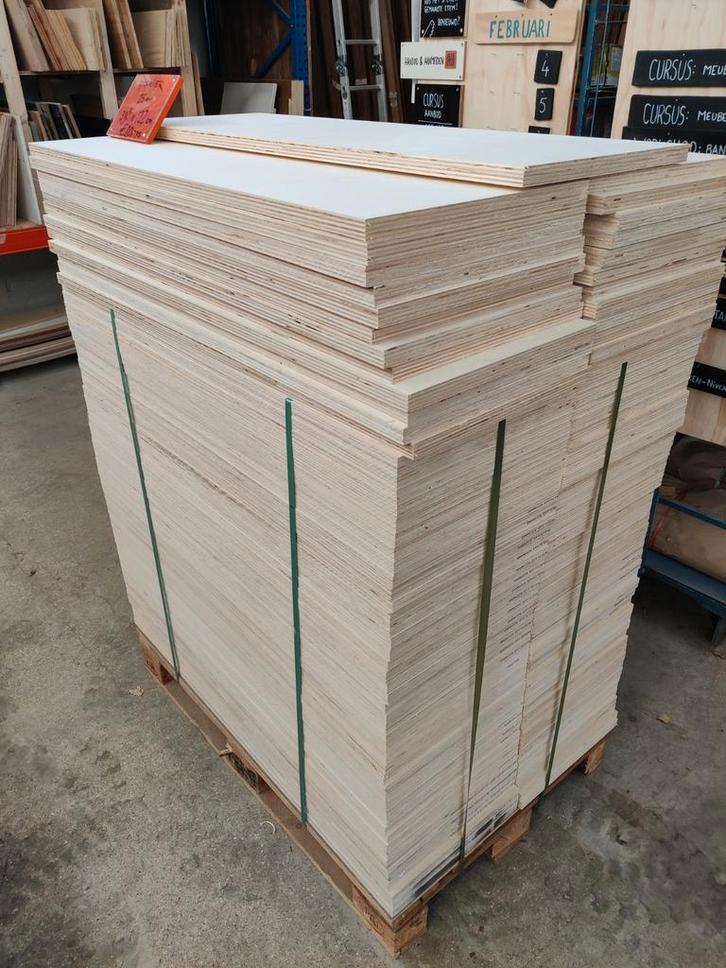 Multiplex underlayment populier, Doe-het-zelf en Verbouw, Platen en Panelen, Zo goed als nieuw, Multiplex, Ophalen