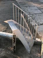 Deel Stalen wenteltrap 1,45 hoog, Doe-het-zelf en Verbouw, Ladders en Trappen, Ophalen of Verzenden, Gebruikt, Trap, 2 tot 4 meter