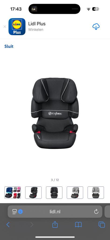 2 stuks Cybex X-FIX - Groep II, III zwart, Kinderen en Baby's, Autostoeltjes, Zo goed als nieuw, Overige merken, 15 t/m 36 kg