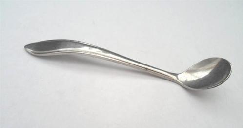 Mosterd opscheplepeltje. Gero Zilmeta. Model Puntfilet 718., Antiek en Kunst, Antiek | Bestek, Ophalen of Verzenden