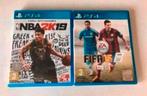 PS4 spellen Fifa 15 en nba2k19, Spelcomputers en Games, Games | Sony PlayStation 4, Ophalen of Verzenden, Zo goed als nieuw, Sport