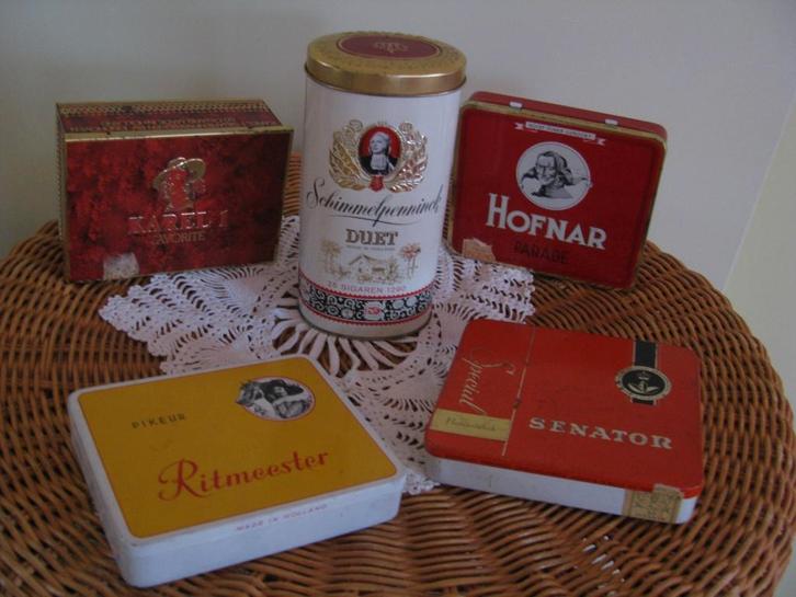 Hofnar * Ritmeester * Karel I * Senator * Schimmelpenninck, Verzamelen, Blikken, Gebruikt, Overige, Overige merken, Ophalen of Verzenden