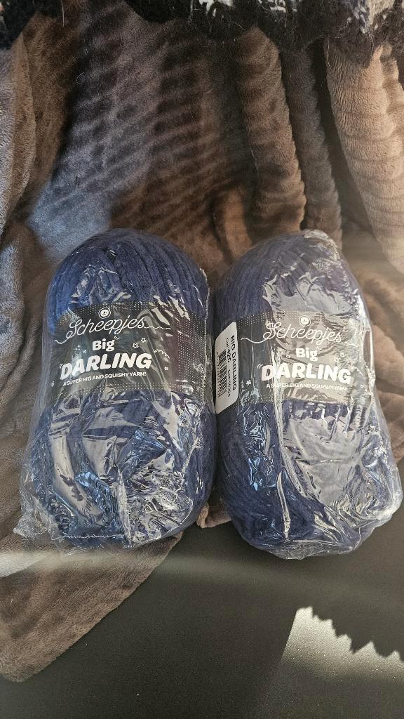 Scheepjes - Big Darling - Peacock 426 - Chenille garen, Hobby en Vrije tijd, Breien en Haken, Nieuw, Breien of Haken, Wol of Garen