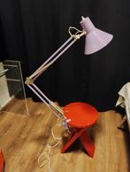 Vintage Lyskaer Belysning Denmark anglepoise lamp kleur lila, Ophalen of Verzenden