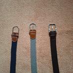 Nieuwe heren riemen blauw-grijs-donkerbruin 100cm lang, Ophalen, Nieuw, Overige kleuren