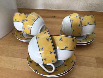 6 Douwe Egberts Jarolina kop en schotels - Mooie set! beschikbaar voor biedingen