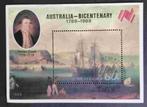 NOORD-KOREA - blokje 200 jaar Australië 1988, Verzenden, Gestempeld, Oost-Azië