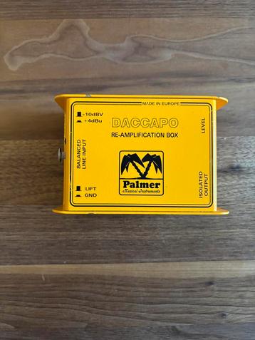 Palmer DACCAPO Reamp Box beschikbaar voor biedingen